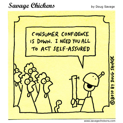 Savage Chickens - Consumer Confidence