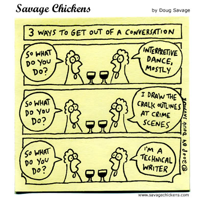 Savage Chickens - A Little Less Conversation