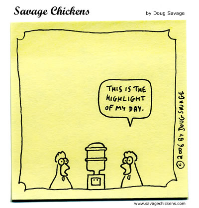 Savage Chickens - Water Cooler