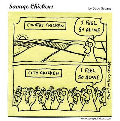 Savage Chickens - Alone