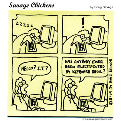 Savage Chickens - Work Safety