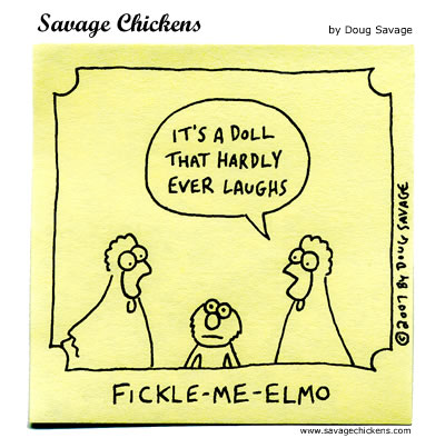 Savage Chickens - Elmo