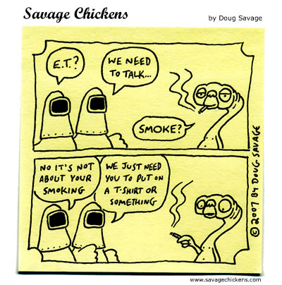 Savage Chickens - Extra Terrestrial