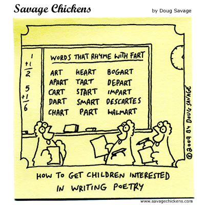 Savage Chickens - Future Poets