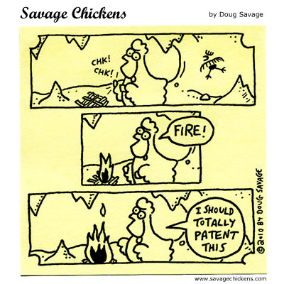 Savage Chickens - Fire