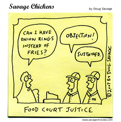 Savage Chickens - Court Order