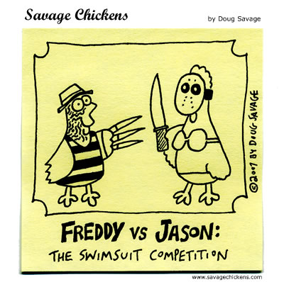 Savage Chickens - Freddy vs Jason