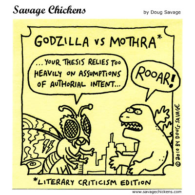 Savage Chickens - Godzilla vs Mothra