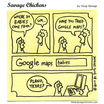 Savage Chickens - Where?