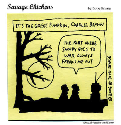 Savage Chickens - Great Pumpkin