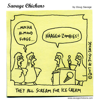 Savage Chickens - Ice Cream