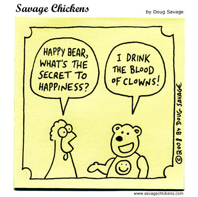 Savage Chickens - Happiness