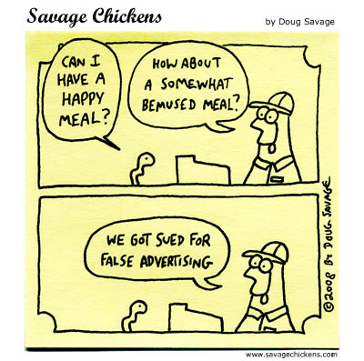 Savage Chickens - Happy Meal