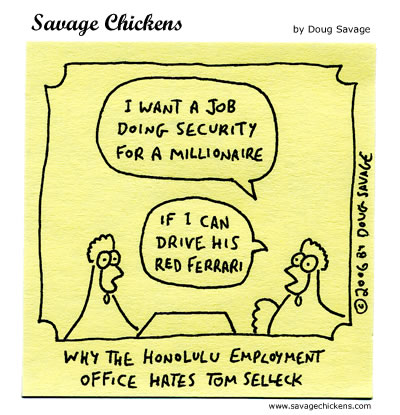 Savage Chickens - Job Search