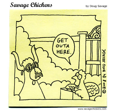 Savage Chickens - Heaven
