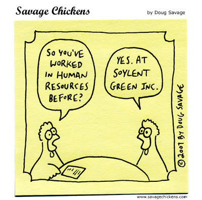 Savage Chickens - Human Resources
