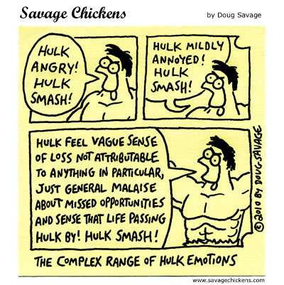 Savage Chickens - Hulk