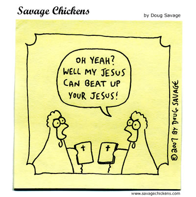 Savage Chickens - Religious Differences