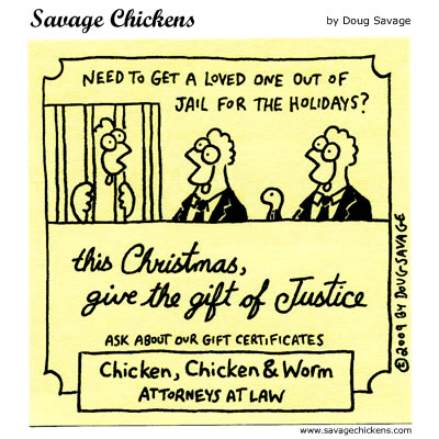 Savage Chickens - Justice