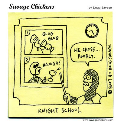 Savage Chickens - Grail 101