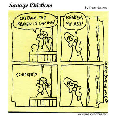 Savage Chickens - The Kraken