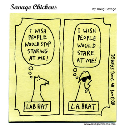 Savage Chickens - Attention