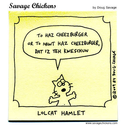 Savage Chickens - Kweschun