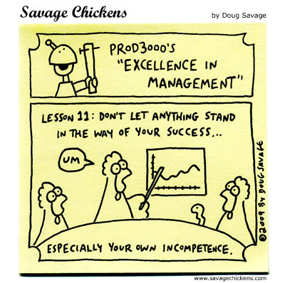 Savage Chickens - Excellence in Management 11