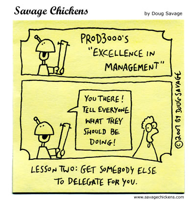 Savage Chickens - Excellence in Management 2