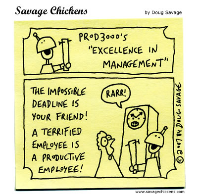 Savage Chickens - Excellence in Management 7