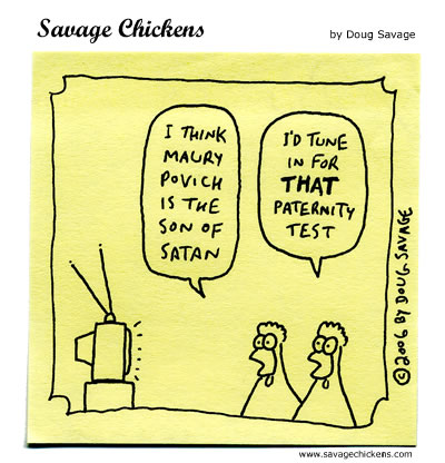 Savage Chickens - Son of Satan?