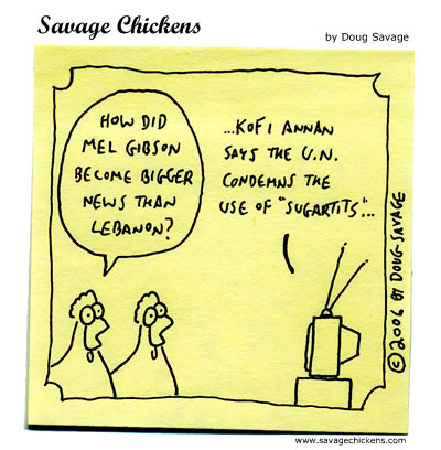 Savage Chickens - Mel Gibson