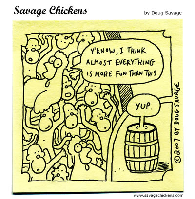 Savage Chickens - Monkeys!