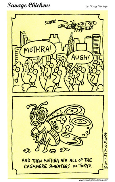 Savage Chickens - Mothra