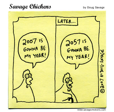 Savage Chickens - Happy New Year