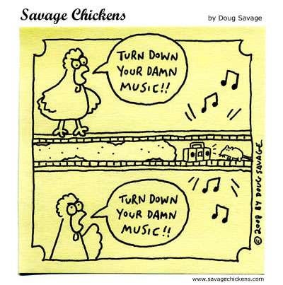 Savage Chickens - Neighbours