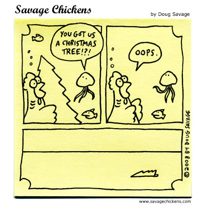Savage Chickens - Ocean Christmas