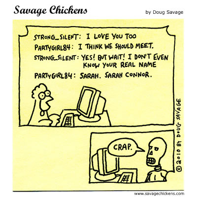 Savage Chickens - Online Love