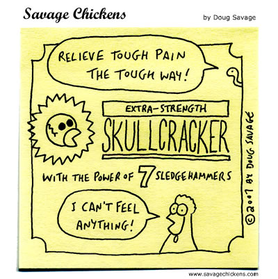 Savage Chickens - Tough Pain