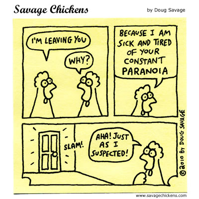 Savage Chickens - Suspicious Mind