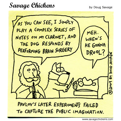 Savage Chickens - Stimulus-Response