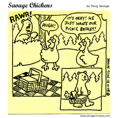 Savage Chickens - Picnic Basket