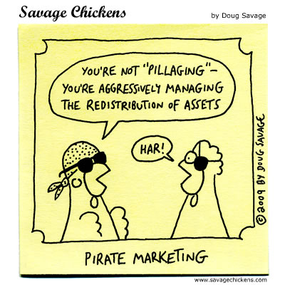 Savage Chickens - Pillaging