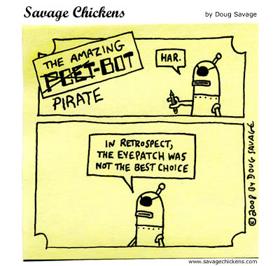 Savage Chickens - Pirate-Bot