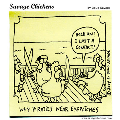 Savage Chickens - Pirates