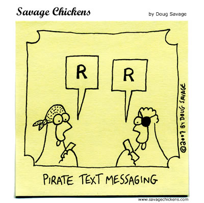 Pirate Text Messagin