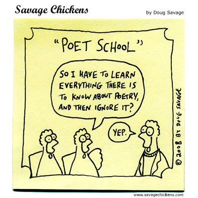 Savage Chickens - Poet School