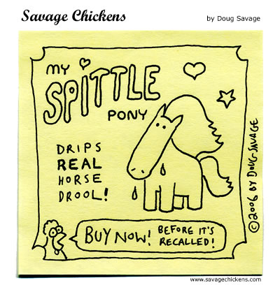 Savage Chickens - Toy Shopping