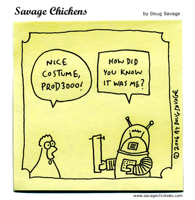 Savage Chickens - Robot Costume