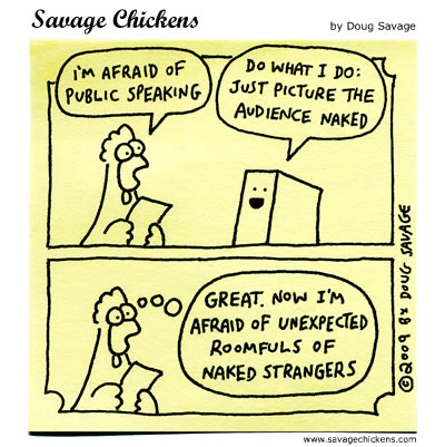 Savage Chickens - Public Speaking